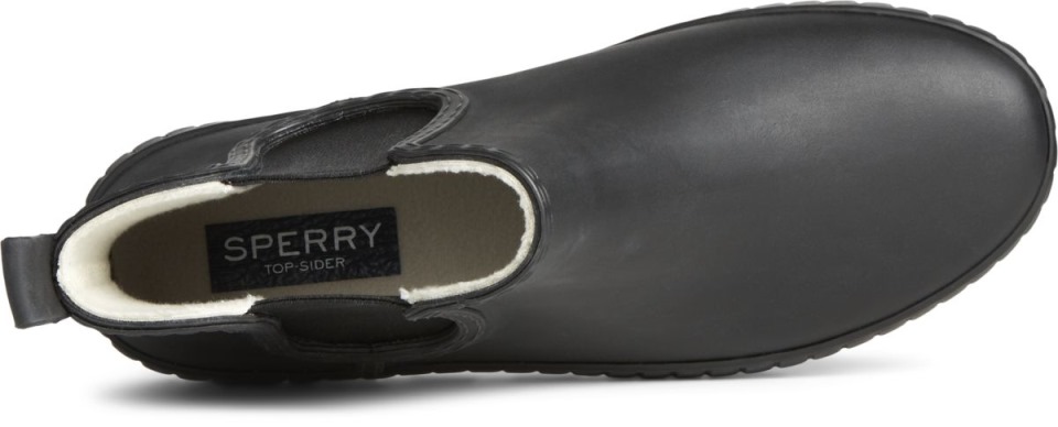 Botas De Lluvia De Goma Mate Torrent Chelsea Negro Sperry