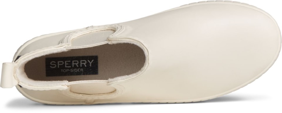Botas De Lluvia De Goma Mate Torrent Chelsea Blanco Sperry