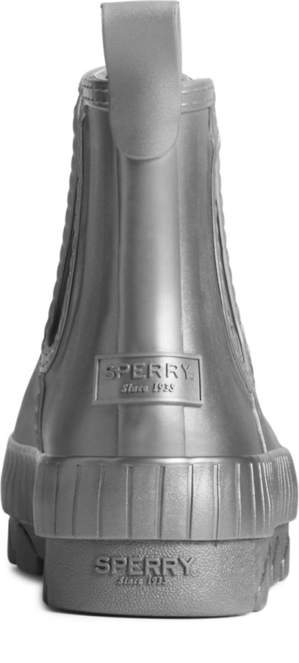 Botas De Lluvia De Goma Perlada Torrent Chelsea Gris Sperry