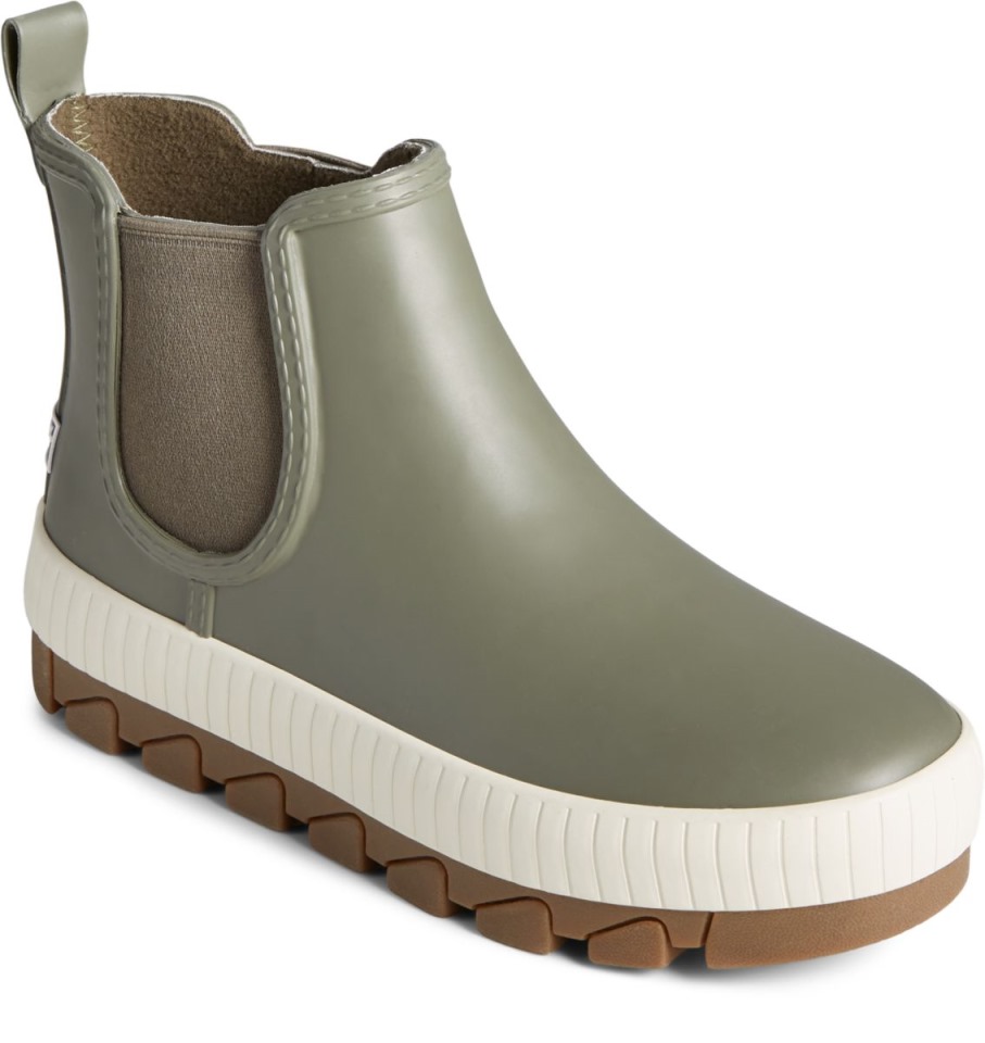 Bota De Lluvia Torrent Chelsea Verde Oliva Sperry