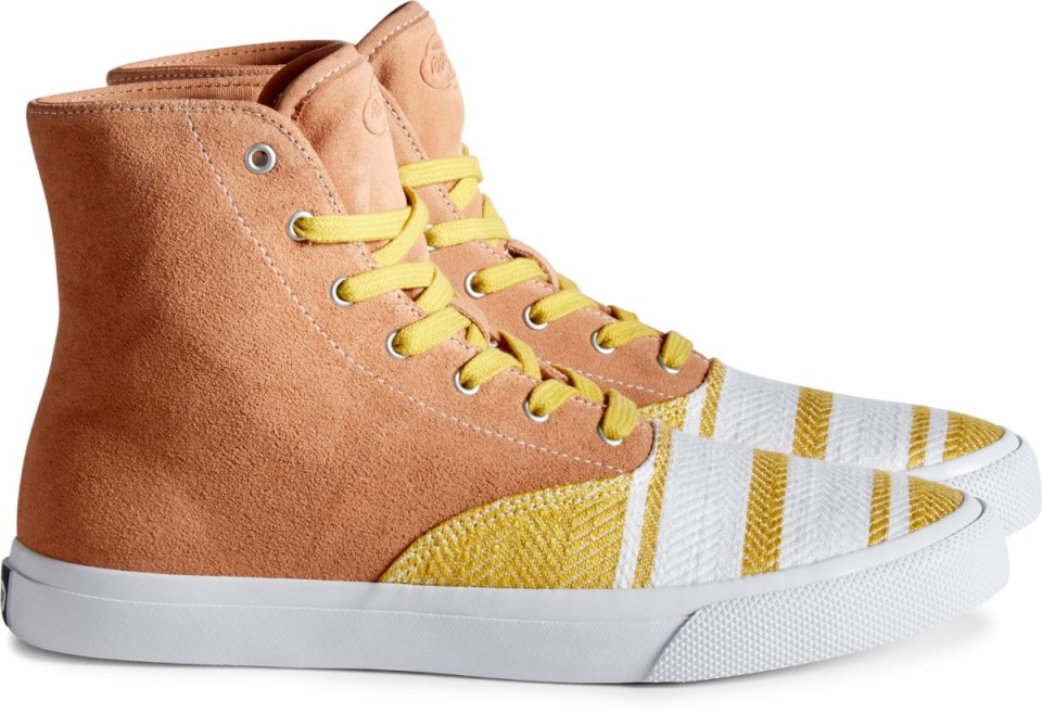 Zapatilla Unisex Cloud Cvo Lino Hi Sperry Tan