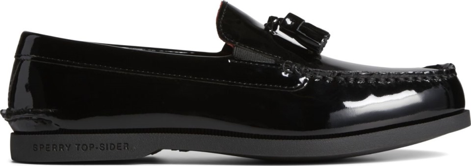 Sperry Unisex X Billy's Shinjuku Nube Borla Mocasín Charol Negro Sperry
