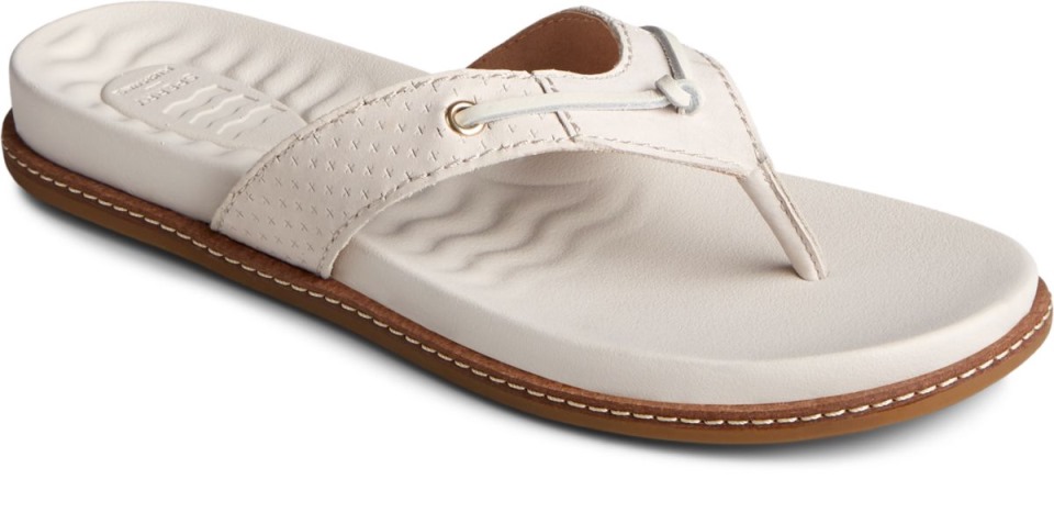 Waveside Plushwave Flip Flop Marfil Sperry