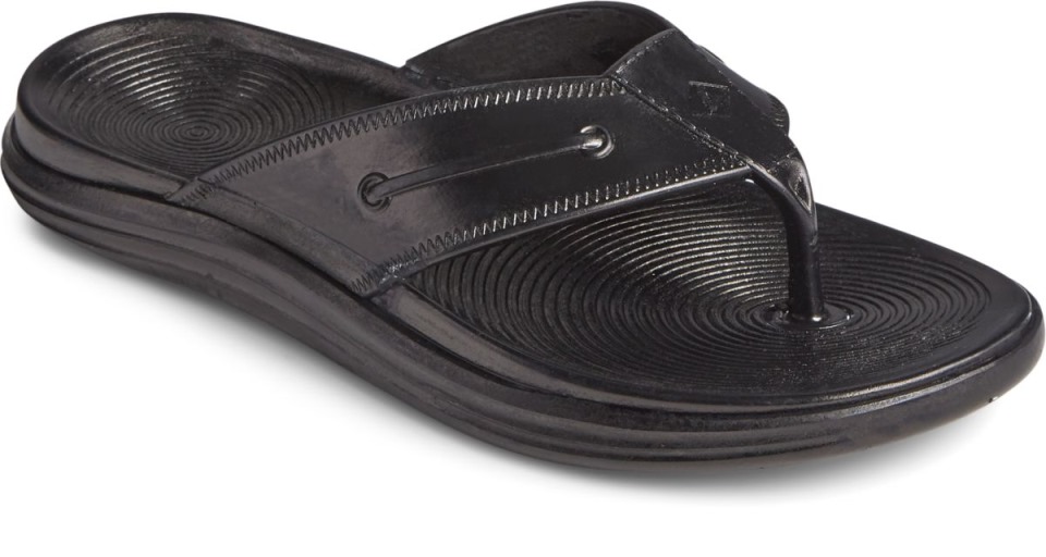 Flip Flop De Barlovento Negro Sperry