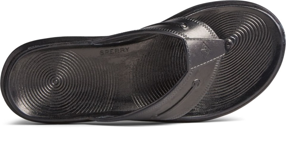 Flip Flop De Barlovento Negro Sperry
