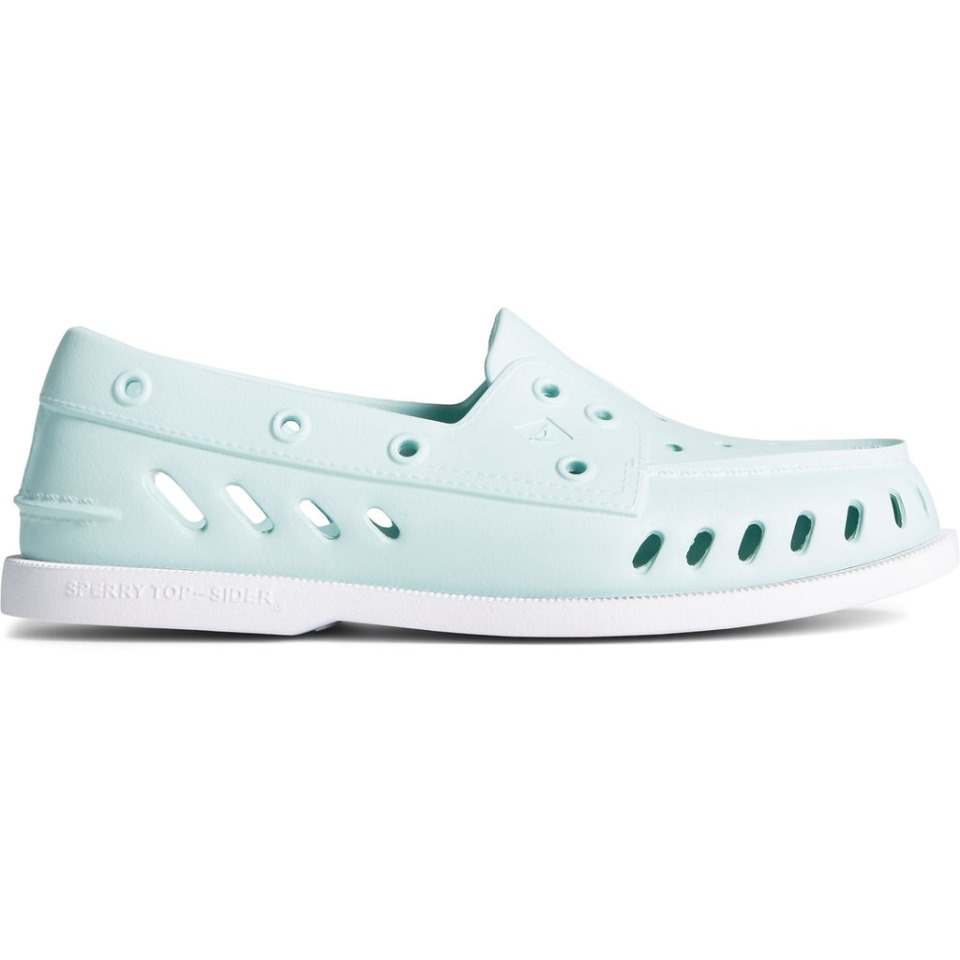 Náutico Mujer Original Auténtico Azul Sperry Claro