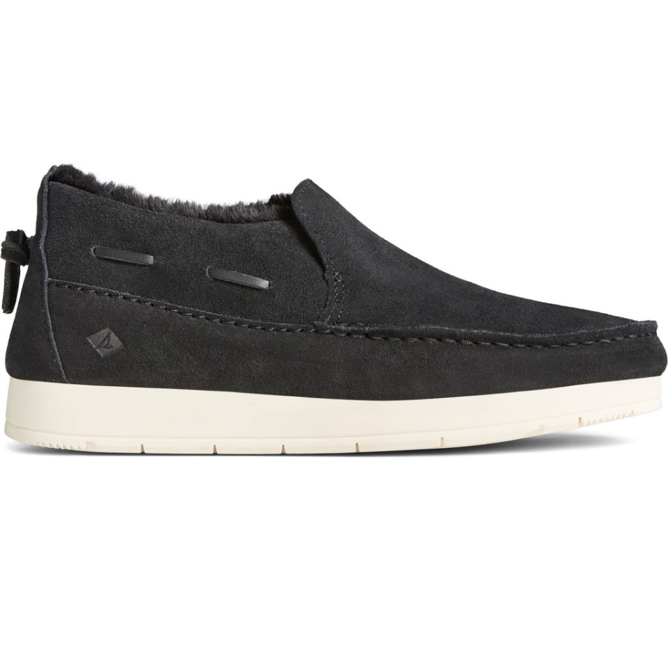 Moc-sider Basic Core Slip On Zapato Mujer Sperry Negro