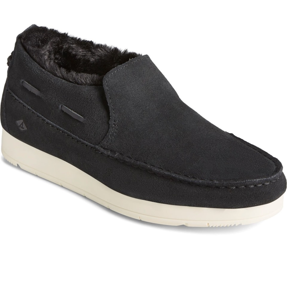 Moc-sider Basic Core Slip On Zapato Mujer Sperry Negro