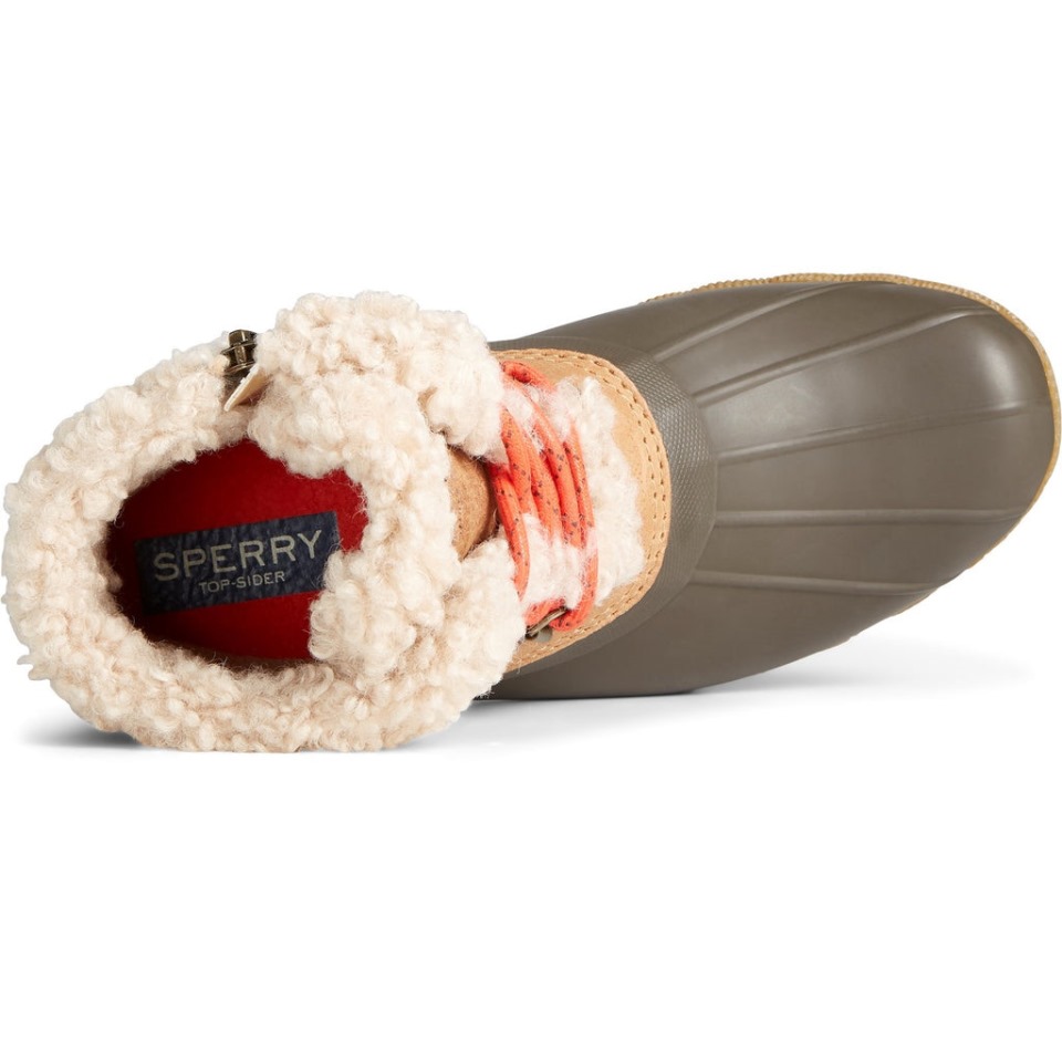 Botines Alpinos De Agua Salada Para Mujer Sperry Tan