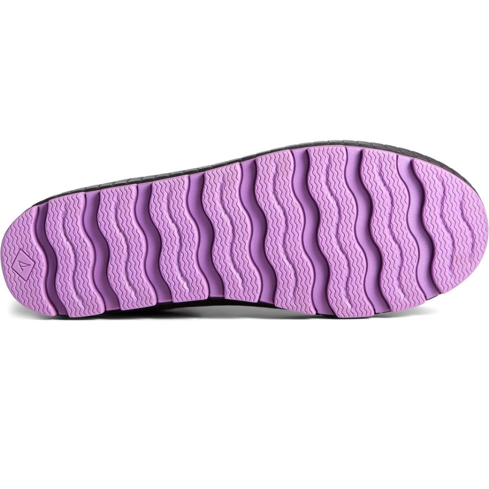 Botines Chelsea Mujer Torrent Sperry Negro Violeta