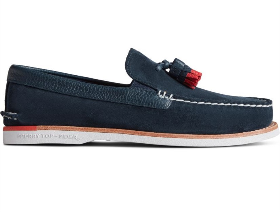 Mocasines De Hombre Sperry De Piel Original Autentica Con Borlas