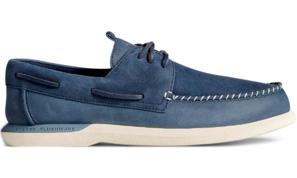 Auténtico Original Plushwave 2.0 Azul Sperry Para Hombre