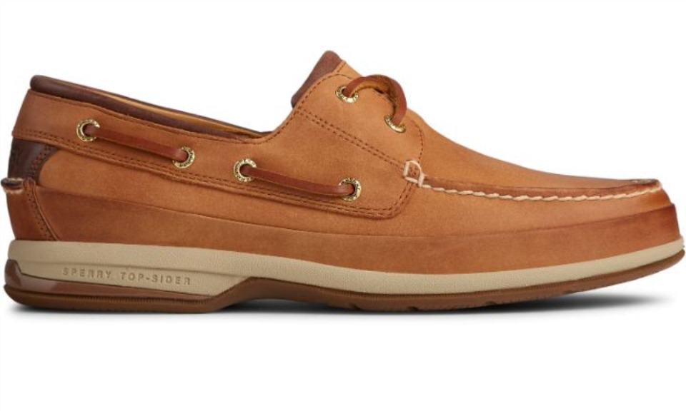 Zapato Náutico De 2 Ojales De Copa De Oro Para Hombre Platillo Sperry