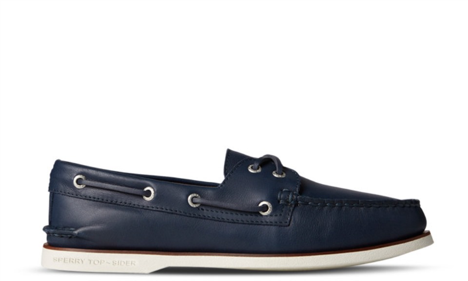 Guante Hombre Copa Oro Autentico Original Cuero Sperry Azul Marino