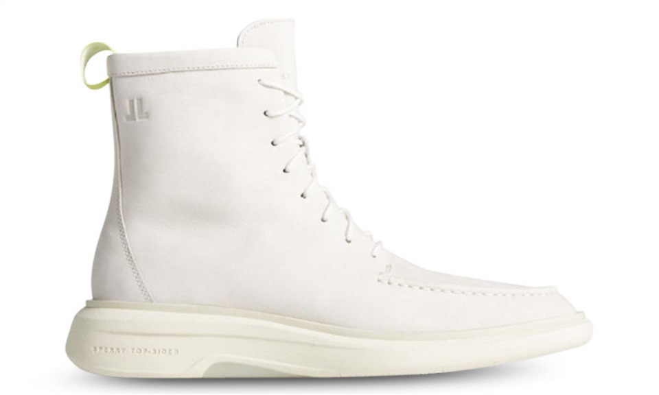 Sperry X John Legend Commodore Plushwave Para Hombre Bota Blanco Sperry