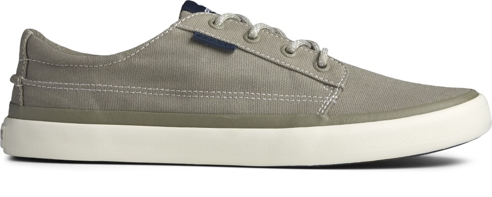 Sperry Coast Line Blucher Sneakers De Hombre Verde Oliva Oscuro