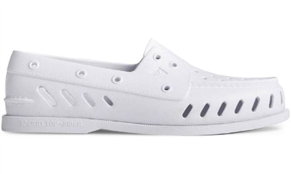 Flotador De Mujer Original Auténtico Blanco Sperry